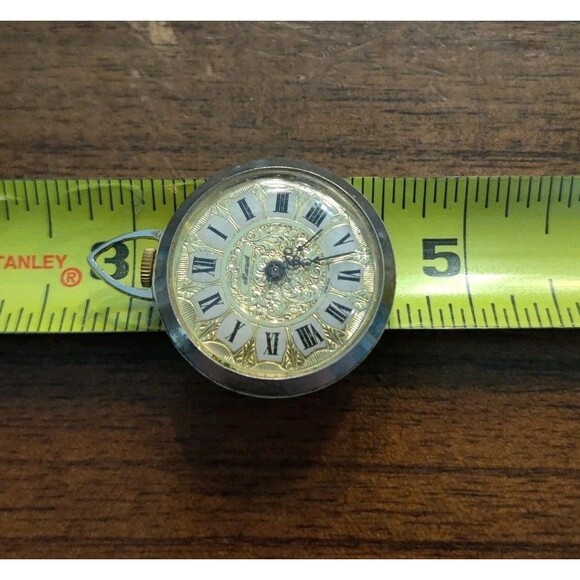 Vintage Marot Pendant Watch Gold & Silver Tone As Is Not Working Women